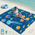 Famstar Beach Blanket Oversized Extra Large 78" X 81",Waterproof Sandproof Beach Blanket 1-7 Adults Lightweight Durable for Travel Camping Hiking Picnic - color: Shark, size: 78" X 81"
