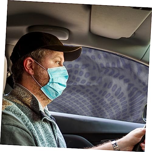 MAGICLULU 2Pcs Portable Magnetic Sun Shades Breathable Gauze Window Curtains for Cars Easy Installation Lightweight Privacy Protection for Sunny Days