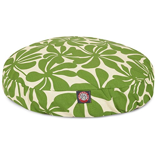 Sage Plantation Medium Round Indoor Outdoor Pet Dog Bed With Removable Washable Cover By Majestic Pet Products - color: Sage, size: Medium