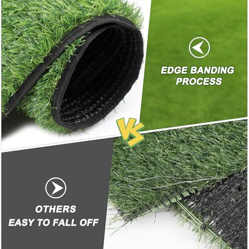 Artificial Grass Mat, Dog Grass Pee Pads, Fake Grass Pad for Pets Potty Training, Soft Grass Pad Rug, Grass Doormat with Drainage Holes, Pet Turf for Indoor Outdoor Use, Washable(15.7"*39.4") - size: 15.7"*39.4"