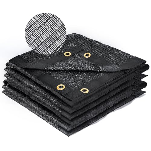 Kesfitt 50% Shade Cloth 20x48 ft, Breathable HDPE Mesh Sun Shade Tarp for Garden & Greenhouse, UV Resistant Outdoor Shade Fabric with Copper Grommets for Plants, Patio, Yard - size: 20ftx48ft, style: 50% Shading Rate