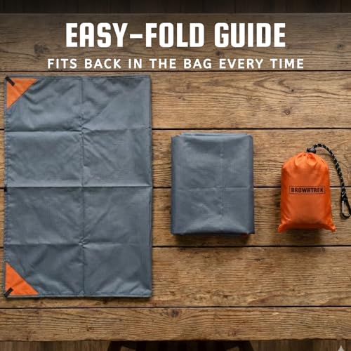 Pocket Blanket (Water Resistant) - Ultralight Sand Proof Beach Mat for Hiking, Festivals, & Travel - Compact Ground Cover Fits 2-4 Adults (Stake Loops Included)