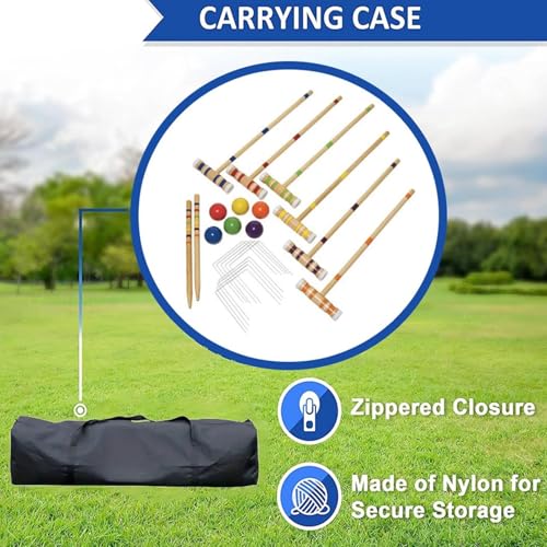 Wooden Lawn Game Kit - Portable Outdoor Sport, Backyard Activity Set, Garden Play Equipmentt, Reusable Bowling Kit With Portable | Wooden Lawn Game Kits For Picnic Camping Yard Party Family Entertainm