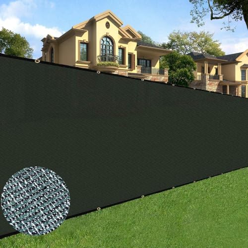 Sunnyglade 5 feet x 150 feet Privacy Screen Fence Heavy Duty Fencing Mesh Shade Net Cover for Wall Garden Yard Backyard (Green, 5 ft X 150 ft) - color: Green, size: 5 ft X 150 ft