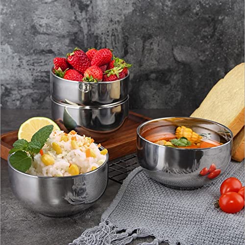 JSEIAJB Picnic Tourist Tableware Set Camping Stainless Steel Cutlery Bowl Chopsticks Spoon Suit Bag Outdoor Travel Hiking Accessories