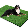 GLOBREEN Extra Large Artificial Grass for Dogs to Pee, Potty Training, Whelping, Puppy Fake Grass for Outdoor, Patio, Indoor, High Drainage, 59.1" x 31.5" - size: XXL: 59.1" x 31.5"