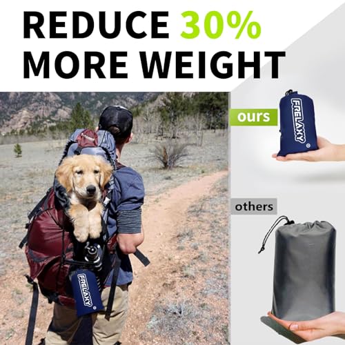 Frelaxy Tent Footprint, Waterproof Camping Tarp, Durable Tent Floor to Elevate Your Camping, Hiking, Backpacking, Hammock, Beach Experience - color: Dark Blue, size: 6 Person—116.5'' x 104''