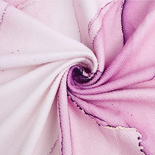 Violet Mist Microfiber Beach Towels Oversized Round Tie-Dye Beach Blanket Sand Free Quick Dry Hippie Boho Circle Bath Towel Absorbent Bohemian Meditation Rug Yoga Mat Throw Fringe Tapestry 60" CR - color: Light Purple Marble
