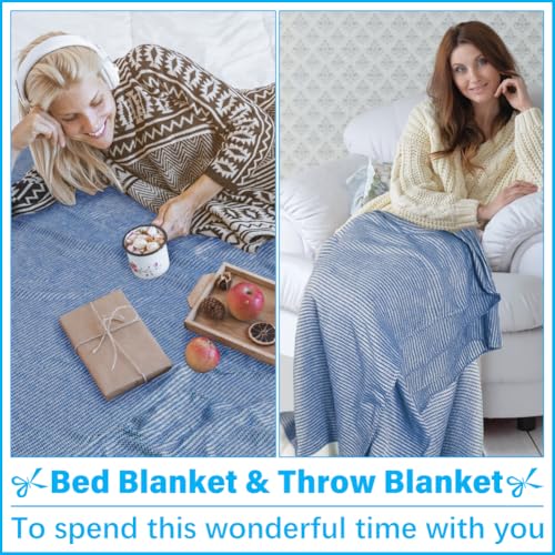Vikumond Oversized Turkish Beach Towel Blanket XXL Cotton Sandproof Towels Boho Woven Extra Large Big Sand Free Giant Throw Blankets Huge Quilt XL Picnic Camping Necessities Cloud for Adult Gifts - color: Cten Dark Blue, size: XXXL(88x82 IN,224x208 CM)