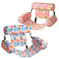 SLOOSH Inflatable Pool Floats Adult,2 Packs Floating Lounge Chairs,Blow up Pool Noodles for Adult Heavy Duty,Floating Chair for Party Summer Water Beach Lake Fun - style: Tropical Flowers
