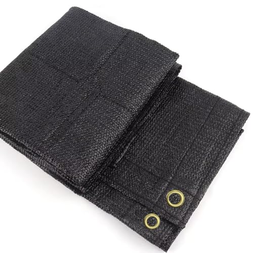 Balcony Privacy Screen Fence Cover 3'x16', HDPE Shade Mesh Fabric with Cable Ties, 90% Visibility Block, UV & Wind Protection for Patio, Deck, Porch, Pool, Backyard, Apartments Railing - color: Black, size: 3×16 FT