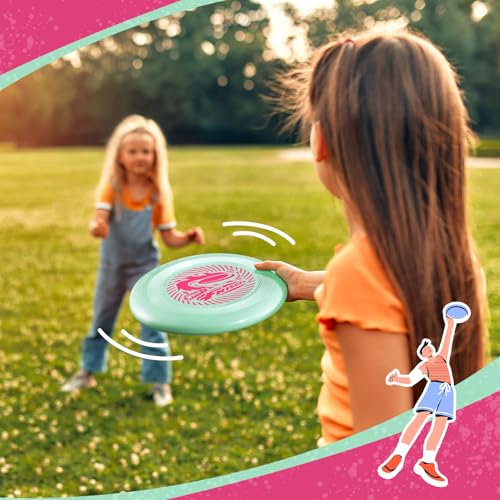 Frisbee Go Flying Disc, 9 Inch Lightweight Sports Disc for Beginners Outdoor Beach Backyard Lawn Park Camping Family Activity Game - 70g - color: V5