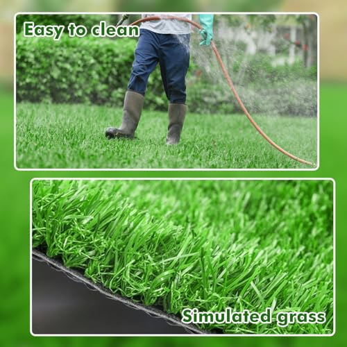 Artificial Grass Rug Turf for Dogs Indoor Outdoor Fake Grass for Dogs Potty Training Area Patio Lawn Decoration (98.3 x 39.4 Inch (Pack of 1)) - size: 98.3 x 39.4 Inch (Pack of 1)
