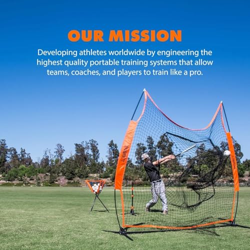 Bownet Portable Folding Soccer Goal – Pop Up Backyard & Training Soccer Net for Indoor or Outdoor – Easy Setup with Carry Bag - size: 5 x 10 Feet
