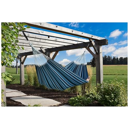 Vivere BRAZ234 Hammock, Blue Lagoon - color: Blue Lagoon