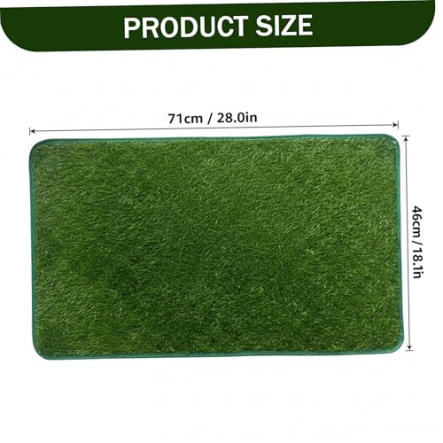 Artificial Grass for Dogs Potty Dog Grass Pad, 18x28 Inch Artificial for Dogs Potty Training, Realistic Turf Mat for Indoor & Balcony Use
