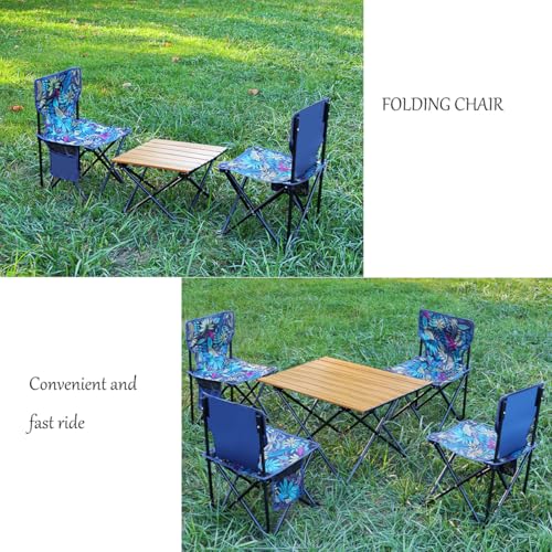 Aluminum Alloy Camping Folding Table - Portable Picnic Desk with Carry Bag, Lightweight Outdoor Dining Set (Black Table (Large)) - color: Black Table (Large)