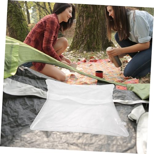 ABOOFAN Inflatable Clear Pillow Insert Water Resistant Cushion for Camping Travel and Home Use Material Height Breathable Design for Sofa and Outdoor Activities