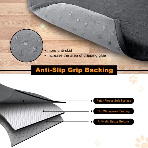 Washable Pee Pads for Dogs, 48x60 Reusable Whelping Pads, Absorb Dog Mats Non-Slip Puppy Training Pads for Whelping, Potty, Training, Playpen, Crate - size: 48"x60"-2PACK