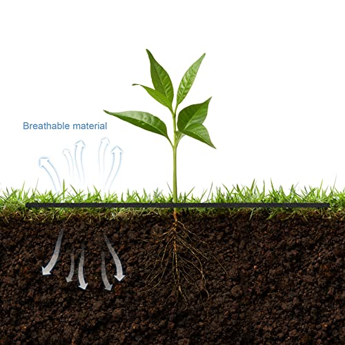 6 Pack 12 inch Non-Woven Tree Mulch Ring, Tree Weed Barrier Mat, Tree Protection Weed Block Mulch Landscape Fabric Plant Cover for Weed Control