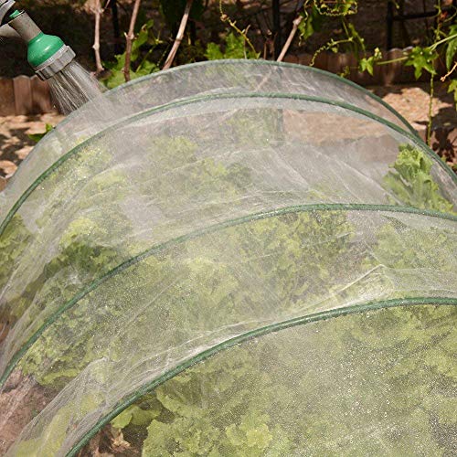 10Ft x 20Ft Garden Netting, Fine Mesh Insect Netting for Plant Protection, Mosquito Bug Bird Barrier Mesh Cover for Vegetables Fruits Flowers Raised Beds - size: 10ft X 20ft