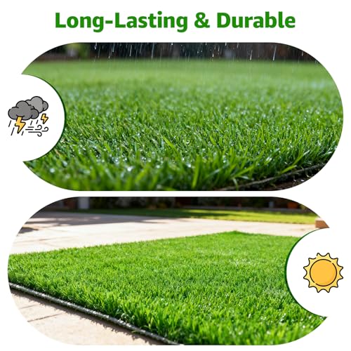 Artificial Turf Grass Outdoor: Grass Pad for Dogs Indoor Potty Training, Replacement Turf Rug for Patio Balcony Apartment Landscape Decoration, Easy to Clean with Drainage Holes(3.0x5.0ft) - size: 3.0x5.0ft