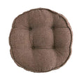 vctops Soft Chair Pads 18 inch Diameter Super Comfy Thicken Solid Color Round Seat Cushion for Kitchen Dining Room Office Chairs (Coffee,18" x 18") - color: Coffee