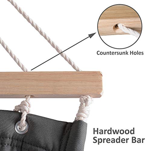 SUNCREAT 2 Person Hammock with Stand, Heavy Duty Portable Hammocks, 475 lbs Capacity, Dark Grey - color: Dark Grey, size: 12 ft Stand