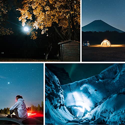 IODOO 16500mAh 60W Rechargeable Camping Light 3000LM 2700/4000/6500K LED Camping Lantern Portable IP65 Waterproof Tent Lights Power Failur - size: 60W Pro