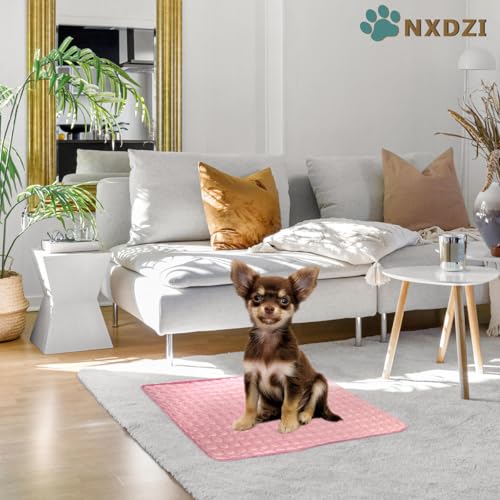 Dog Cooling Mat for Dogs, Pet Cooling Pad Bed for Dog Easy Washable for All Types of Pets and Perfect for Both Indoor and Outdoor Use, Including Car Seats 28" x 22" - color: B-Pink-1 Pc, size: 28 in x 22 in