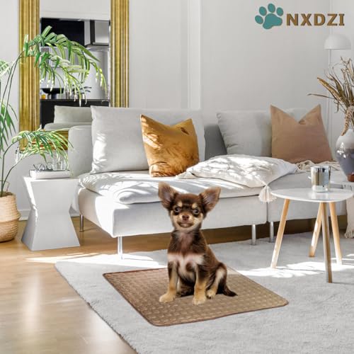 Dog Cooling Mat for Dogs, Pet Cooling Pad Bed for Dog Easy Washable for All Types of Pets and Perfect for Both Indoor and Outdoor Use, Including Car Seats 28" x 22" - color: B-Brown-1 Pc, size: 28 in x 22 in