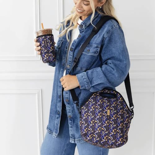 Sok It LunchTote Zippered Bag Insulated Neoprene Caddy (Celestial Slither, X-Large 6.5 Quart Lunch Tote) - color: Celestial Slither, size: X-Large 6.5 Quart Lunch Tote