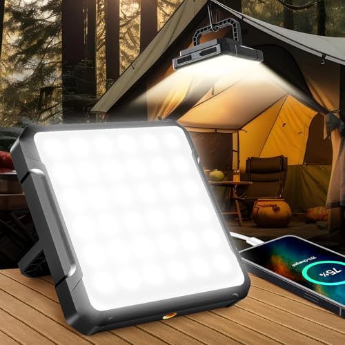20000mAh Rechargeable Camping Lantern, Portable LED Camping Lights 1300LM Ultra Bright, 36H+ Runtime, 4 Modes, IPX4 Waterproof, Tent Light for Outdoor, Emergency, Blackout, Survival Gear