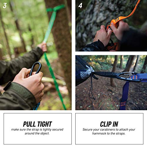Grand Trunk Hammock Tree Trunk Straps | Hammock Suspension System - color: Teal