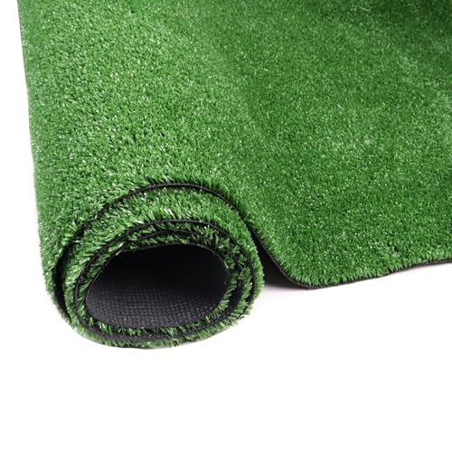 FREADEM Artificial Grass Turf Lawn, 4FTx6FT Indoor Outdoor Garden Patio Landscape Synthetic Grass Mat Party Carpet, Fake Grass with Drainage Holes, Customized Sizes, Soft for Kids and Pets - size: 4' x 6'