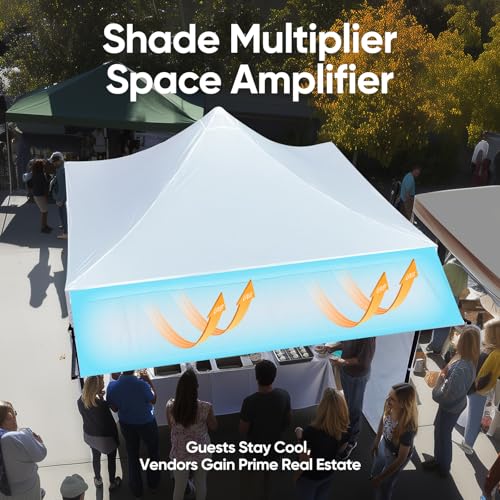 Quictent 10x10 Heavy Duty Pop up Canopy Tent with 3 Removable Sidewalls, Commercial Grade Instant Shelter with Wheeled Bag for Outdoor, Parties, Markets, 600D PU Coated UPF 50+ Sun Shield - color: White, size: 10x10