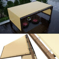 ColourTree 10' x 17' Beige Waterproof Pergola Sun Shade Canopy Replacement Cover UPF50, Commercial Grade 260 GSM Cloth for Outdoor Patio, Garden, Deck, Backyard (We Make Custom Size)