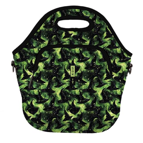 Sok It LunchTote Zippered Bag Insulated Neoprene Caddy (Born to Fly, X-Large 6.5 Quart Lunch Tote) - color: Born to Fly, size: X-Large 6.5 Quart Lunch Tote