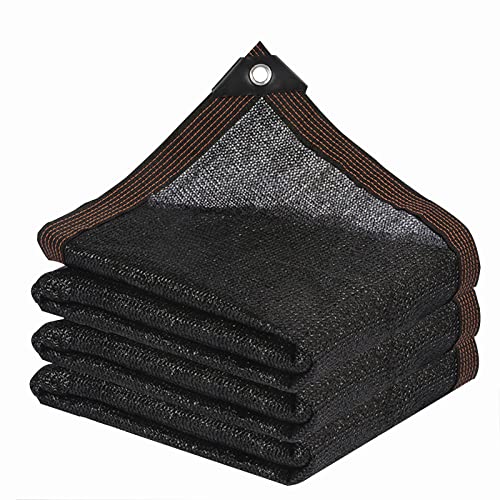 Shade Cloth - Garden Shade Mesh Netting with Grommets Outdoor Sun Shade Cover for Pergola Patio Plants Greenhouse Chicken Coop Black 90% Shading Rate(10X10FT) - size: 10X10ft