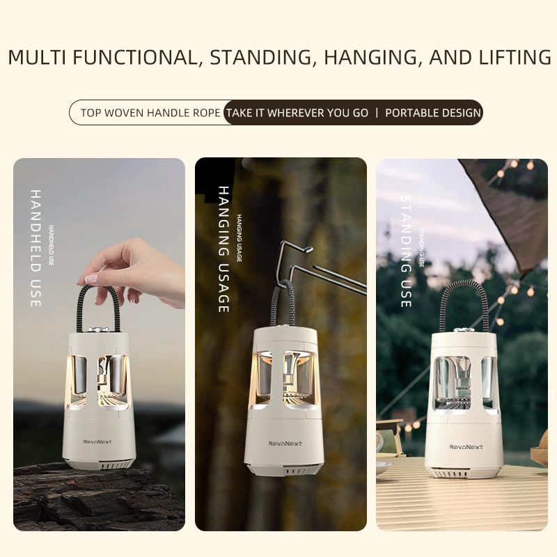 LED Camping Lantern Rechargeable,Outdoor Bluetooth Speakers, 4000mAh ,IPX4 Waterproof ,Dimmable Tent Lights for Power Outages, Decorations for Party Garden Patio/Pool(White) - color: White