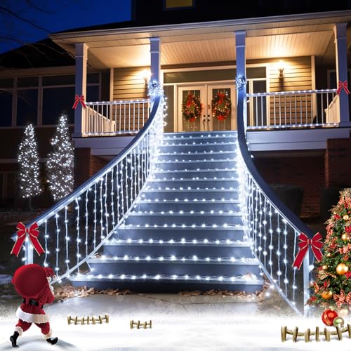 JMEXSUSS 200 LED Solar Rope Lights for Pool, 72ft 8 Modes Solar Rope Lights Outdoor Waterproof LED Solar Powered Rope Tube Fairy Lights for Fence,Gazebo,Yard,Walkway,Path,Garden Decor(White) - color: White, size: 200 LED