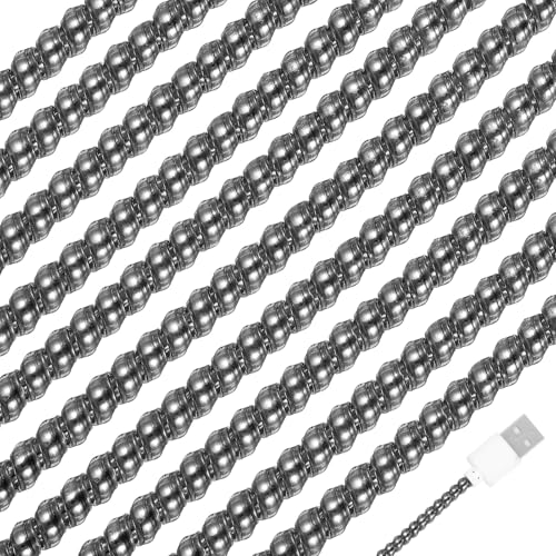 Frienda 10 Pcs Spiral Cord Protector Chargers Protector Pets No Chew Data Cable Protective Sleeve Headphone Charger Saver USB Cable Cover Wire Repair for Phone USB (Flash Black) - color: Flash Black