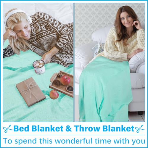 Oversized Turkish Beach Towel Blanket XXL Cotton Sandproof Towels Boho Woven Extra Large Big Sand Free Giant Throw Blankets Huge Quilt XL Picnic Camping Necessities Cloud For Adult Gifts Aqua - color: Woven Aqua, size: XXXL(88x82 IN,224x208 CM)