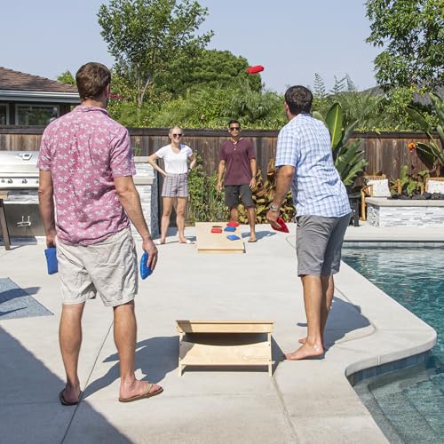 GoSports Tournament Edition Regulation Cornhole Game Set - 4 ft x 2 ft Wood Boards with 8 Dual Sided (Slide and Stop) Bean Bags - style: Classic Tournament Edition