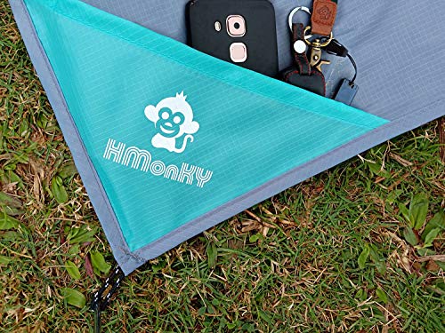 Ultra Picnic Blanket- Portable Pocket Picnic Sheet for Outdoor Multiple Use,Best Mat for Travel & Festivals, Lightweight Waterproof & Quick Drying with 4 Portable Tent Pegs (Blue)