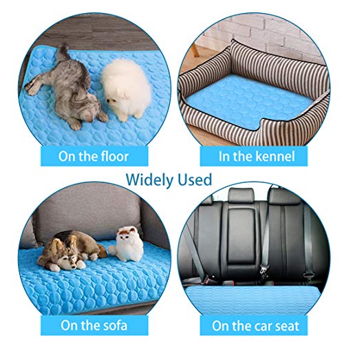 Dog Cooling Mat, Pet Cooling Pads for Dogs, Summer Cooling Bed for Cats, Portable Pet Cooling Cushion for Home or Outdoor - size: 40x28IN
