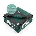 Cool Area 40% Sun Shade Cloth Mesh Tarp with Grommets for Plant Cover 8x10ft Patio Canopy Garden Pergola Greenhouse Car Barn Kennel Dark Green - color: 40% Shade-Dark Green, size: 8FTx10FT