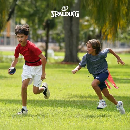 Spalding - Football Starter Set with 15-Piece Flag – Complete Kit with Flags, Belts & Cones for Kids & Adults, Backyard or Field Play, Outdoor Team Sports Game