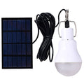 Solar Powered Lamp Portable Led Bulb Lights Solar Energy Panel Led Lighting for Camp Tent Night Fishing Emergency Lights Flash 350LM(Pack of 1) - color: Pack of 1