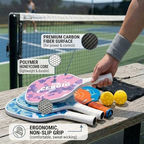 Portable Pickleball Net – Regulation Size Outdoor & Indoor Paddle Game Set with Ball Catch Net & Removable Target – Heavy Duty Steel Frame, Carry Bag – Family Fun for Backyard, Park, Beach - color: Pink;